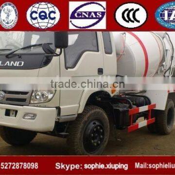 FOTON 4m3 RHD self loading concrete mixer/ concrete pump truck