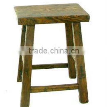 Chinese antique nature wooden dining stool