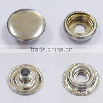 nickel -free brass Metal spring press snap button for clothing