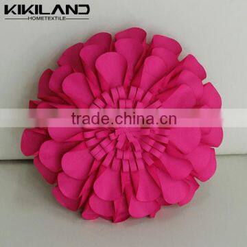 Factory wholesale garden outdoor waterproof hot pink canvas cushion