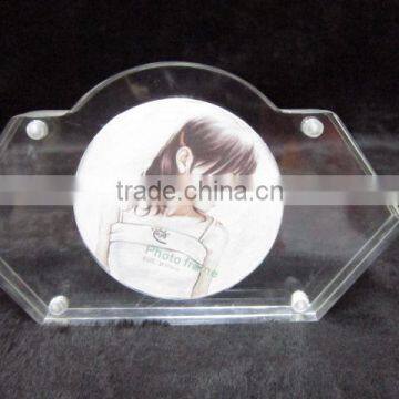 sexy girl acrylic digital photo frame display holders