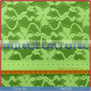 dongguan wholesale fabric china lace fabric/lycra spandex stretch fabric/jacquard elastic tape fabric