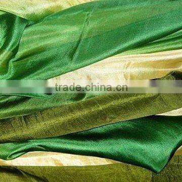 Green goldan belly dance silk veil-excitement to your performance with this beautiful silk veil