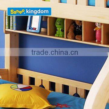 Kids Double Deck Bed of 100% Solid Pine Wood photo-3