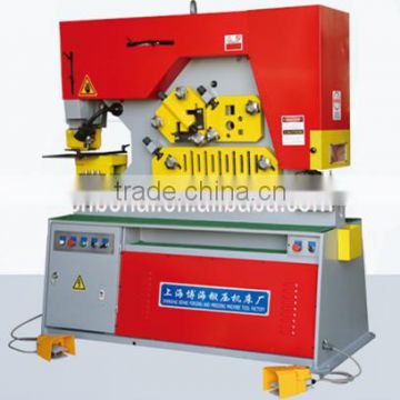 Q35Y-25,hydraulic ironworker with punching shearing and notching function,equip with empress anticipate