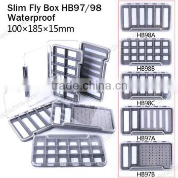 2016 New Super slim waterproof fly fishing box