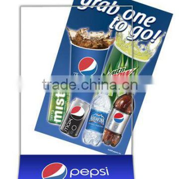 acrylic menu holder with logo