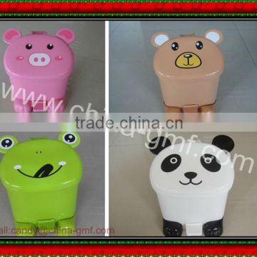 kid small plastic dustbin with foot pedal