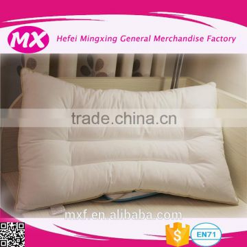 chinese 100% cotton pillow cover piping design hotel pure organic buckwheat pillow