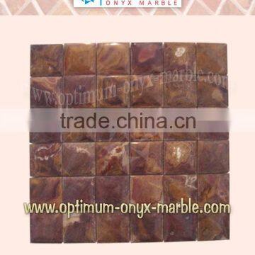 RED ONYX MOSAIC TILE - 002 photo-3