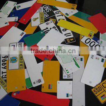 car registration plate/car number plate/car license plate