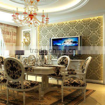 Wedding Room Decorative Washable European Wallpaper photo-3