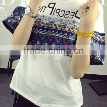 Cartoon Blouse Short-sleeved T-shirts Students Leisure Large Size Shirt of China Style t Shirt photo-1