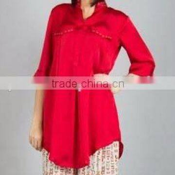 Indian Handmade Designer Top Girls Party Wear Sexy Top Women Blouse Solid Cotton Sylish Top