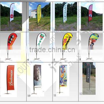 feather flag custom printing flag banner with base