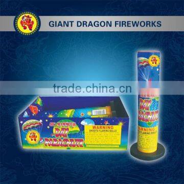 2016 liuyang giantdragon fireworks Mammoth Day Festival Parachute fireworks 1.3g un0336