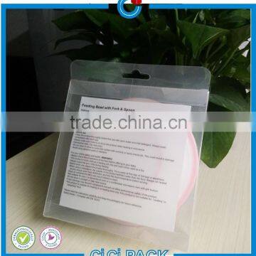 PP PET PVC Plastic Folding Box for Baby Bowl With Spoon and Fork photo-2