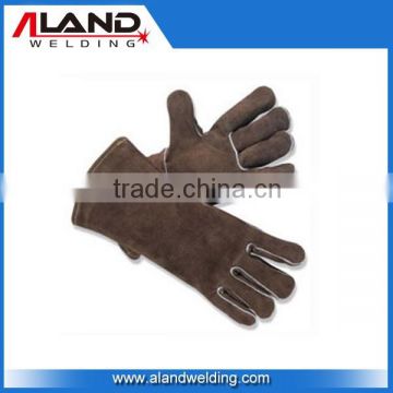 WG0707 Charcoal-brown Deluxe Leather Welding Gloves