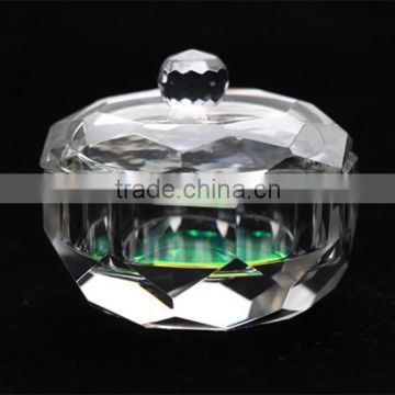 Cute Round Crystal sugar bowl for use