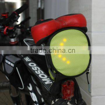 factory ODM LED Light Turn signal bike tail bag bicycle wireless turn signal