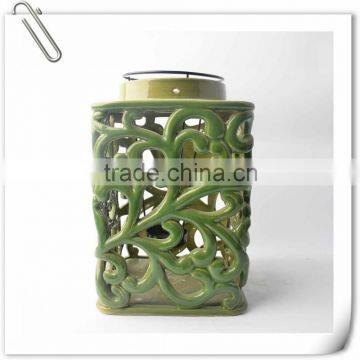 Personalized Ceramic Craft Candle Holder of Jar Shape