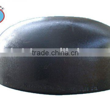 Carbon steel welding cap,STD,black oil painted,ASME/ANSI B16.9