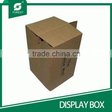 CHINA FACTORY SUPPLIER CUSTOM MADE BROWN PAPER DISPLAY BEER BOX SIX WINE BOTTLES HOLDERS photo-5