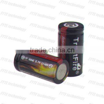 Trustfire TF 16340 880mah battery cell Rechargeable 16340 Li-ion 3.7V 880mAh TrustFire Battery Cell