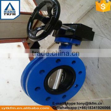 316 stainless steel gear operated DN300 DN150 butterfly valve DN200