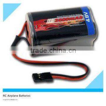4.8V 2000mAh Square Receiver RX NiMH Battery Pack for RC Airplanes