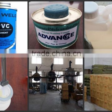 Clear PVC cement glue for pipes