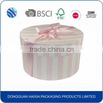 Cardboard paper hat box wholesale round hat box