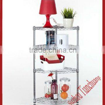 Simple Style Folding Wire Triangle Corner Shelf For Cheap Sale