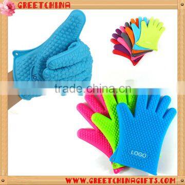 Heat and water resistant Silicone Cooking Baking BBQ Oven Pot Holder Mitt Kitchen glove