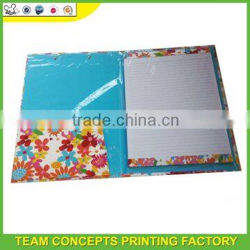 Custom paper printed school presentation folders