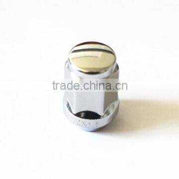 High strength Wheel nut carbon steel nickel plated