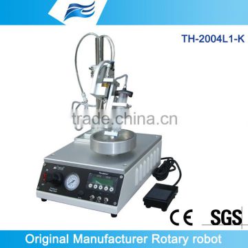 compact Benchtop robot with destop rotary dispenser