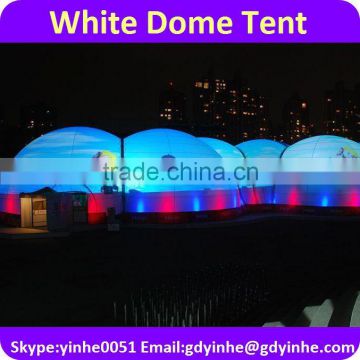 2016 factory supply white giant inflatable dome tent for exhibition