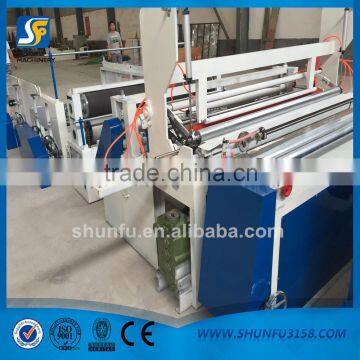 Quality assurance toilet paper rewinding machine