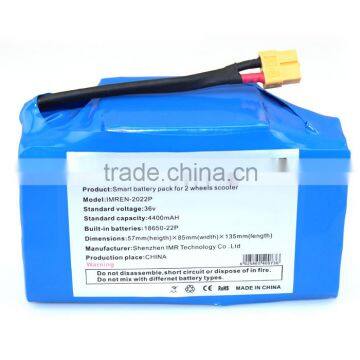 18650 Samsung LG Lithium-ion Battery Pack for 6.5 8 10 Inch Self Balancing Smart Balance Scooter 2 wheels hoverboard UL2272 2271