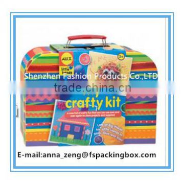 Mini kitty cardboard suitcase for baby