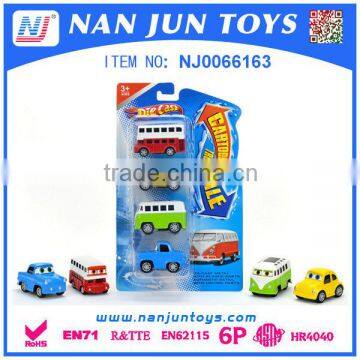 Cartoon Mini Car Die Cast Car Alloy Car Toys Pullback Toys