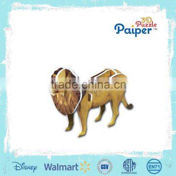 Ornaments lion puzzle models diy 3d animal game