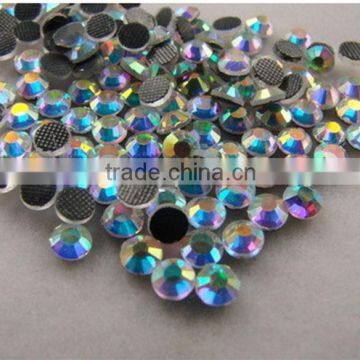 wholesales glitter crystal AB DMC quality iron on stone