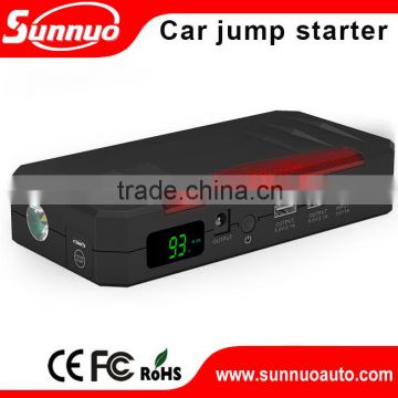 Sunnuo hot selling multi-function 21000mah 12v emergency car jump starter with air compressor