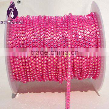 rhinestone triming Single row AB crystal Wholes