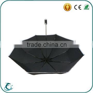 Safe Reflective Stripe Automatic Windproof Folding Umbrella With Case photo-5