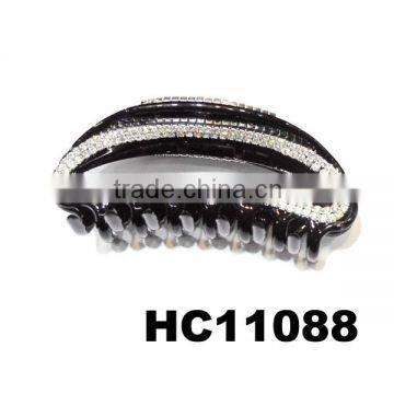 glitter plastic hair claw clips wholesale hair accessories crystals