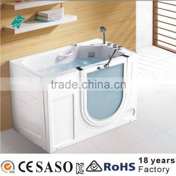 walk-in spa bathtub for elder people 1750X865X650mm