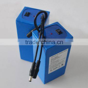 China supplier 12v rechargeable battery 10A for LED light/panel&Camera/IP Camera